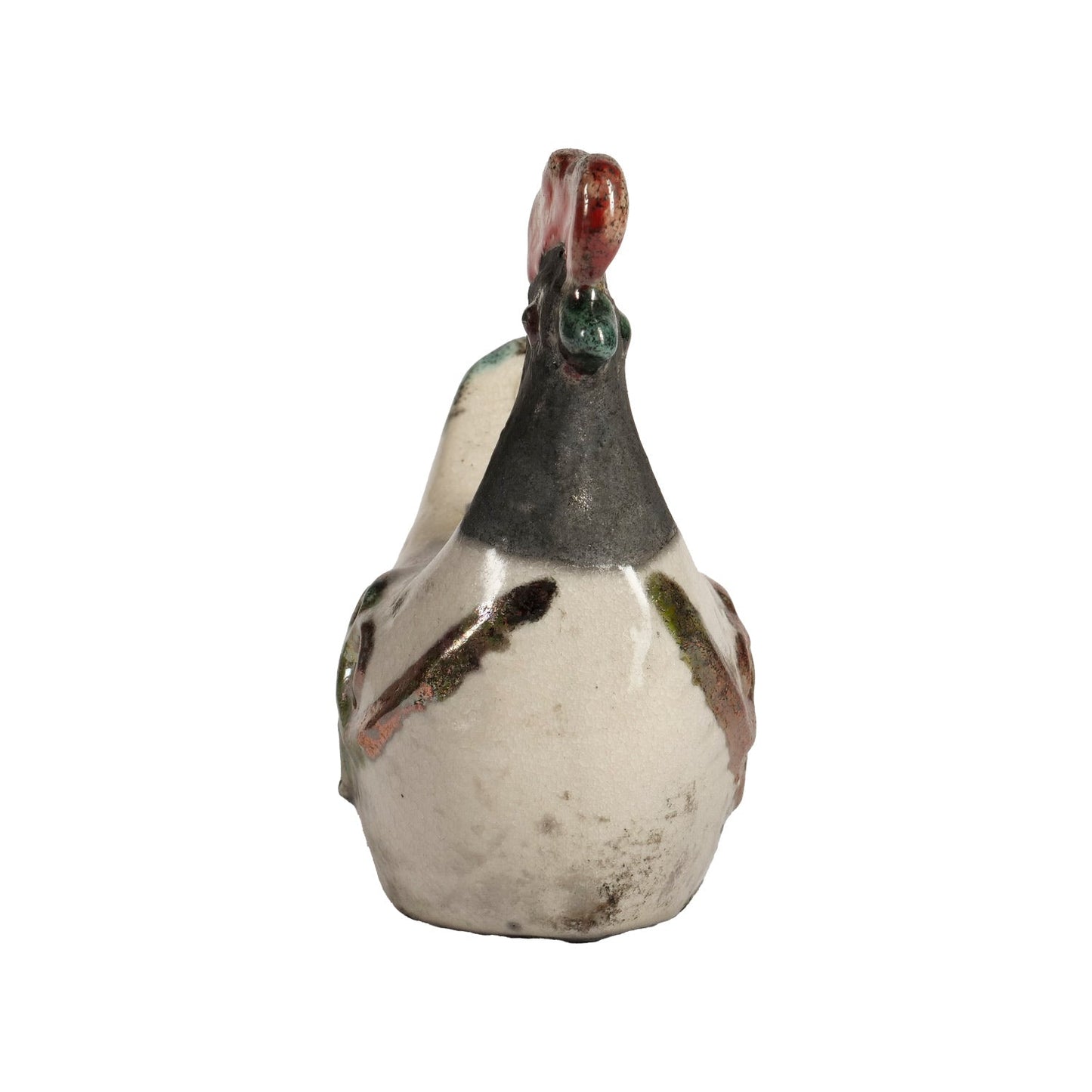 Pavoncella in Ceramica Raku - Artigianato Pasella