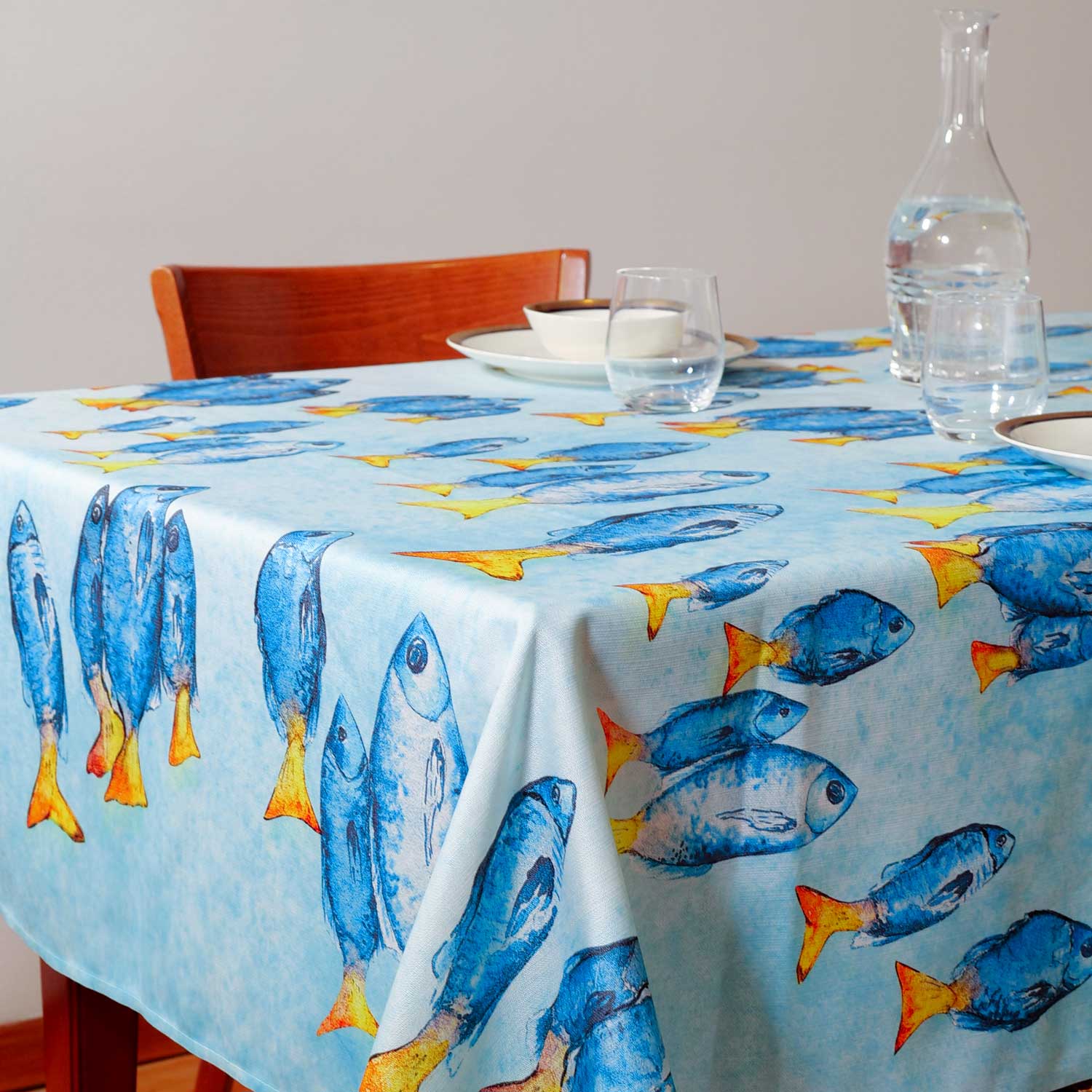 Tovaglia Pesci - Artigianato Pasella