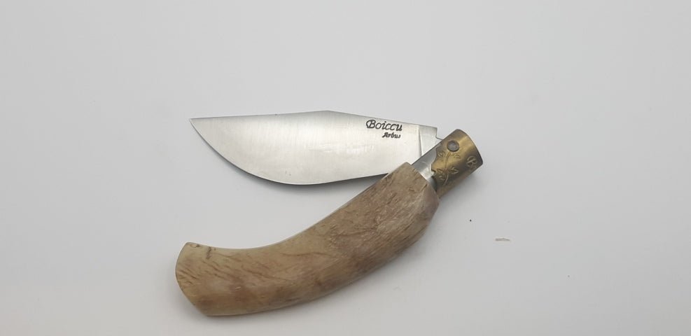Arburese modello "gennamari", manico bovino, lama cm 8 - Artigianato Pasella
