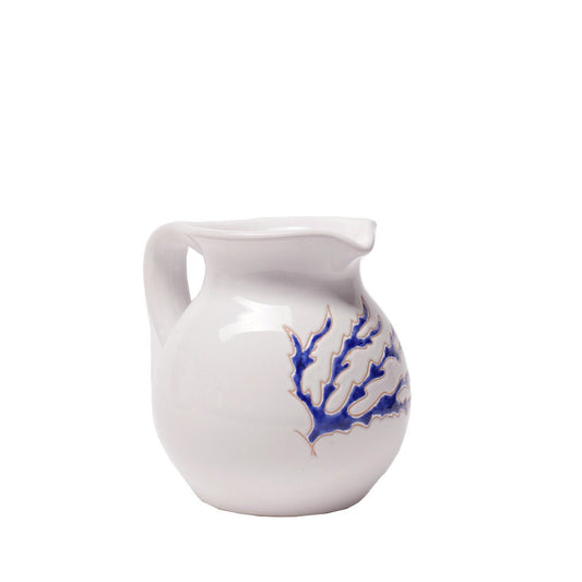 Brocca con motivo corallo blu, 1/4 litro - Artigianato Pasella