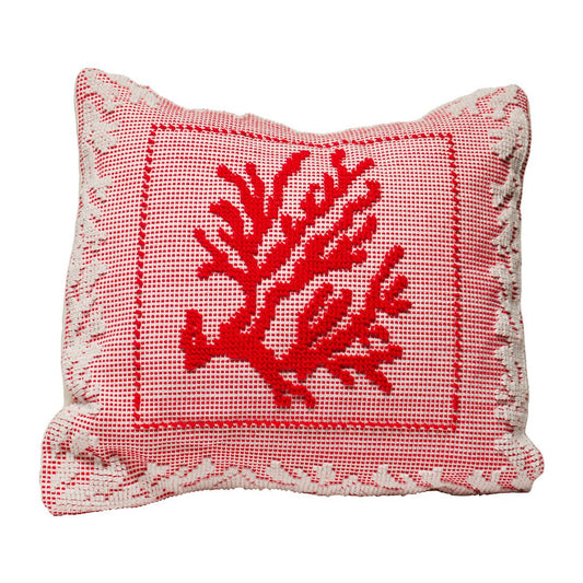 Cuscino Corallo rosso - Artigianato Pasella