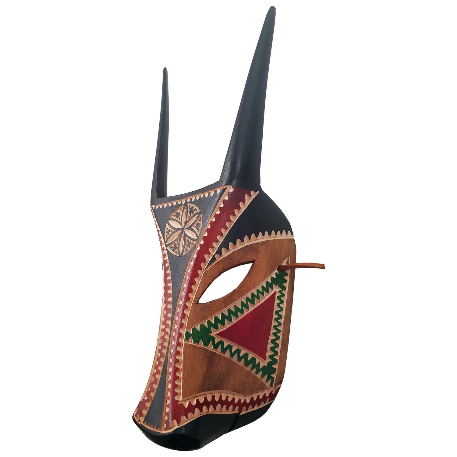 Maschera Boes originale, ragazzo, scura - Artigianato Pasella