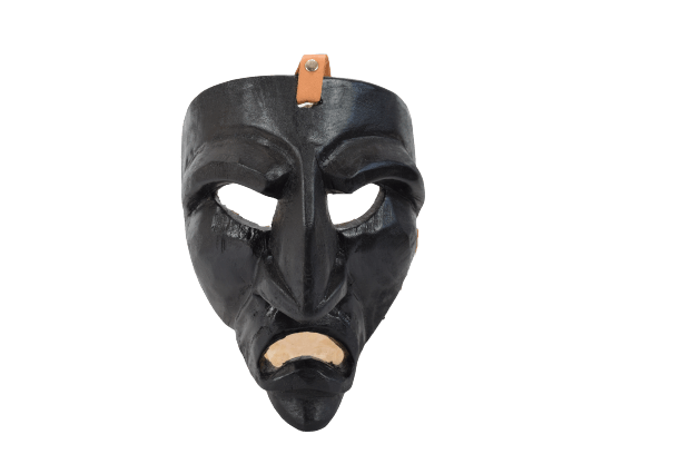 Maschera Mamuthones originale, media - Artigianato Pasella