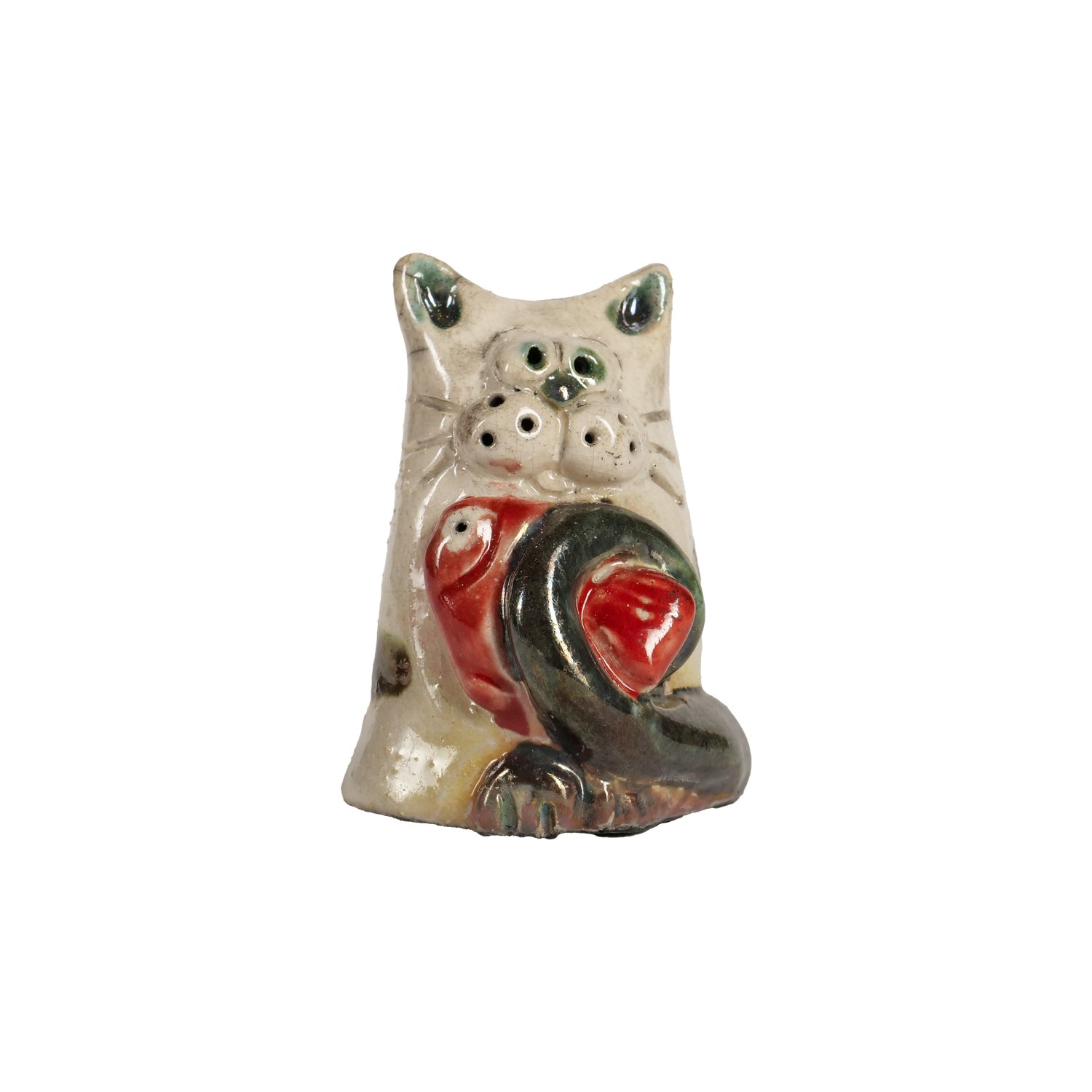 Gatto in Ceramica Raku - Artigianato Pasella