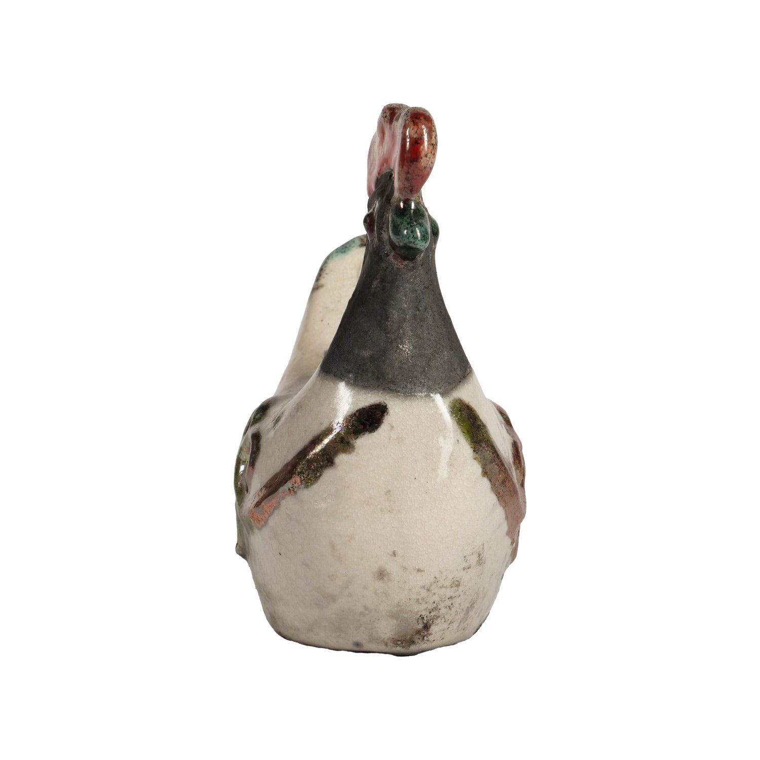 Pavoncella in Ceramica Raku - Artigianato Pasella