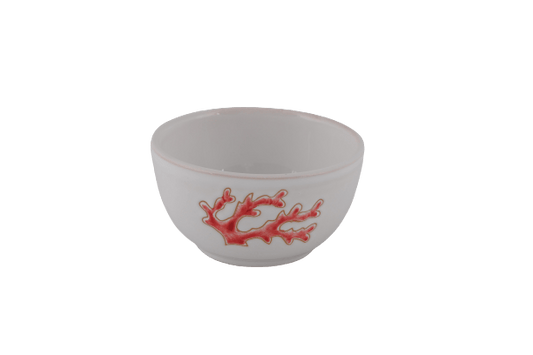 Bowl colazione con motivo corallo rosso - Artigianato Pasella