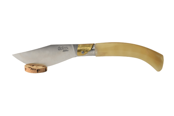 Coltello Arburese, doppio collarino, lama cm 9, Coltello Originale Made in Sardegna - Artigianato Pasella