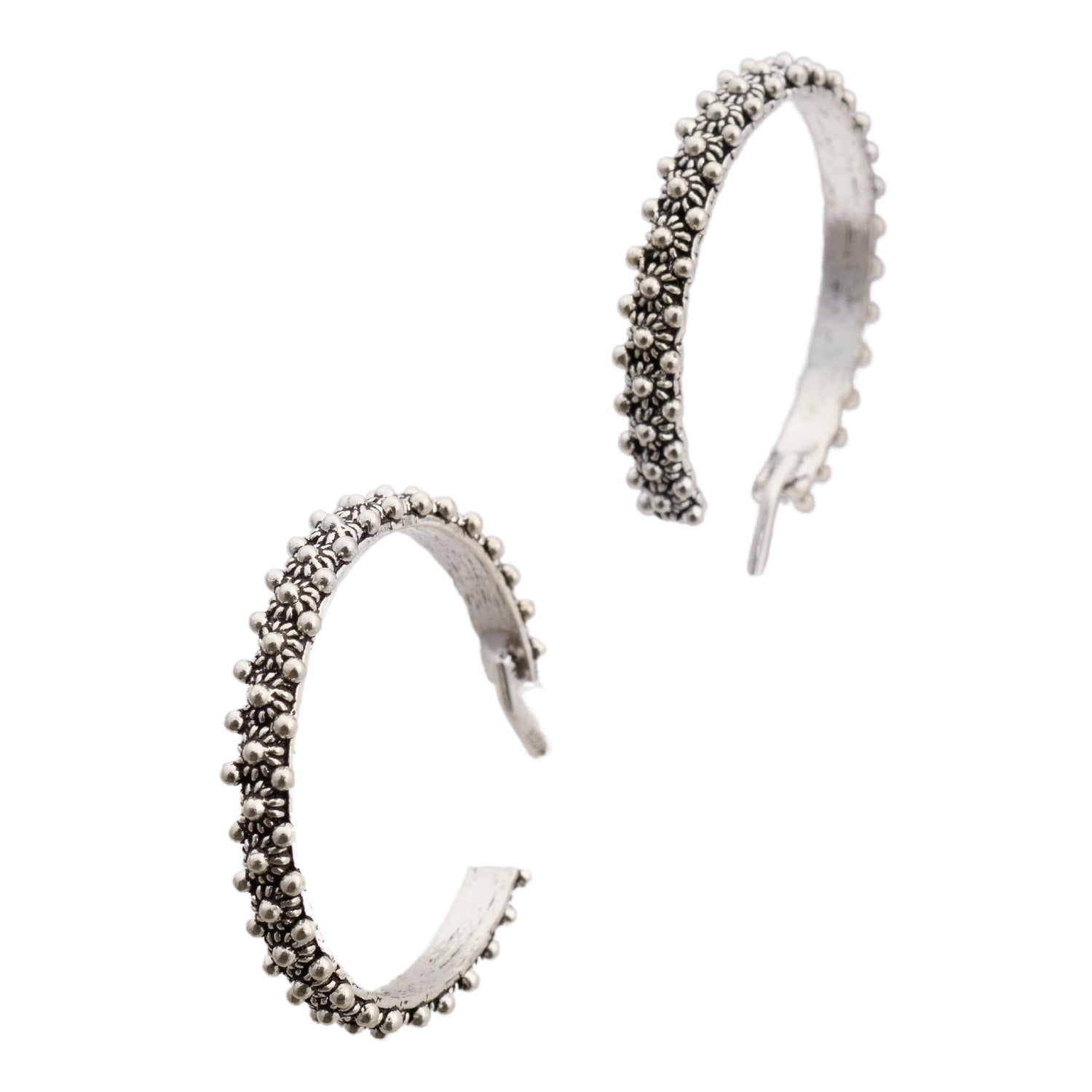 Orecchini a cerchio in filigrana - Artigianato Pasella