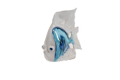 Pesce turchese, scultura mini - Artigianato Pasella