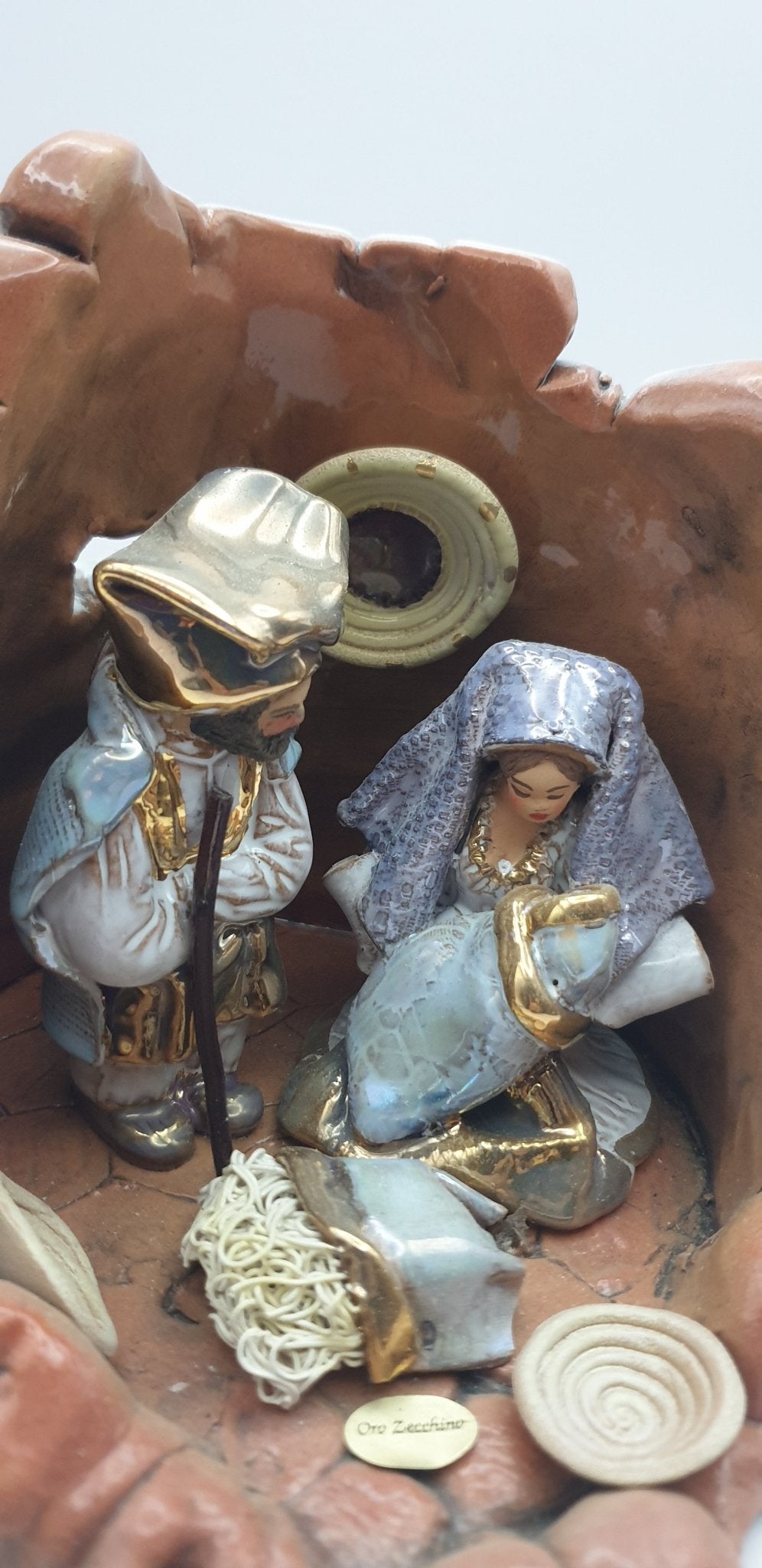 Presepe con nuraghe, 15 cm - Artigianato Pasella